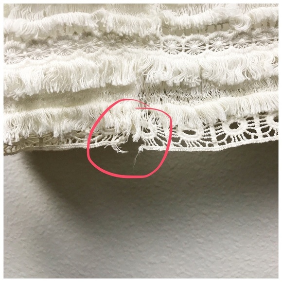 Trina Turk Stow‎ Sleeveless Tiered Fringe & Lace Sheath Dress Size 2 - Picture 6 of 10